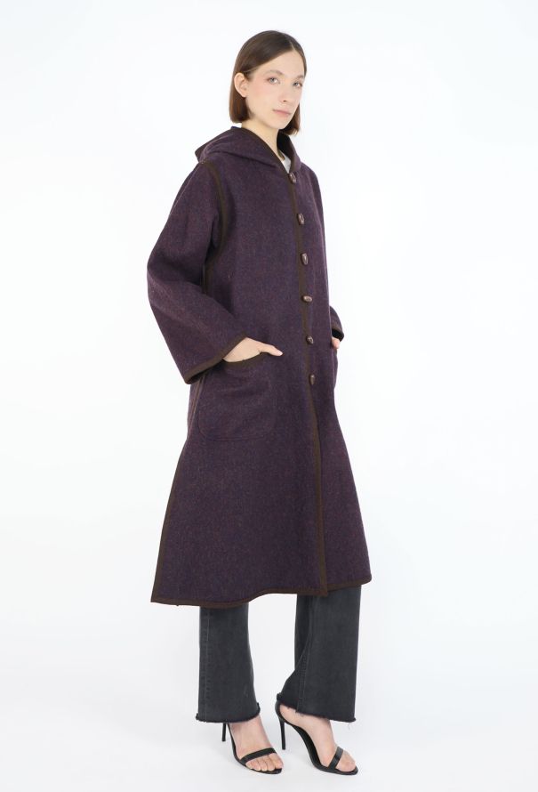 Saint Laurent COLLECTOR F/W 1976 Russian Hooded Toggle Coat - 6