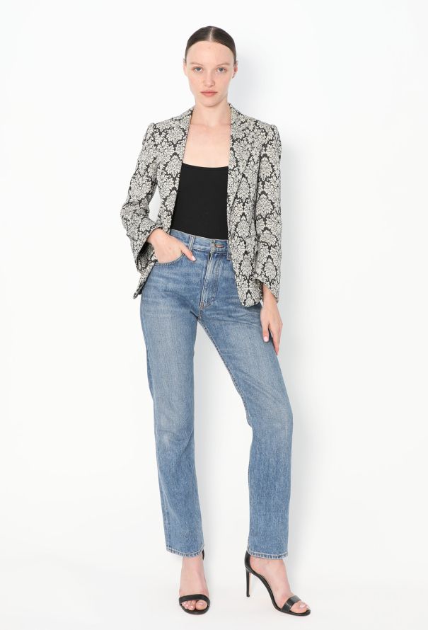 Balenciaga 2006 Tailored Jacquard Blazer - 3