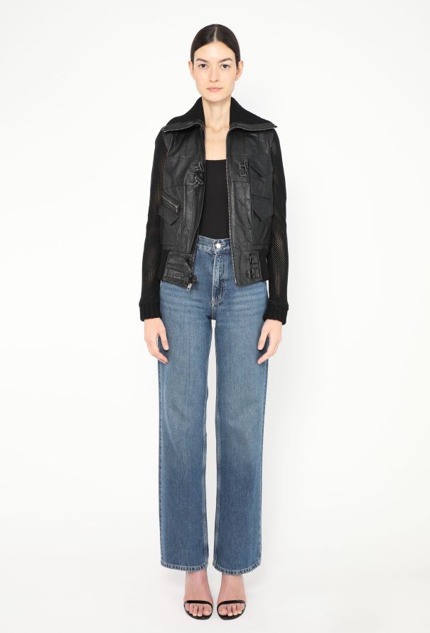 Rodarte S/S 2009 Leather Biker Jacket - 3