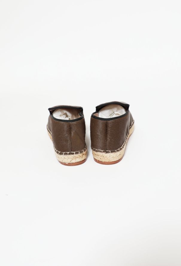 Céline Pony Hair Espadrilles - 5