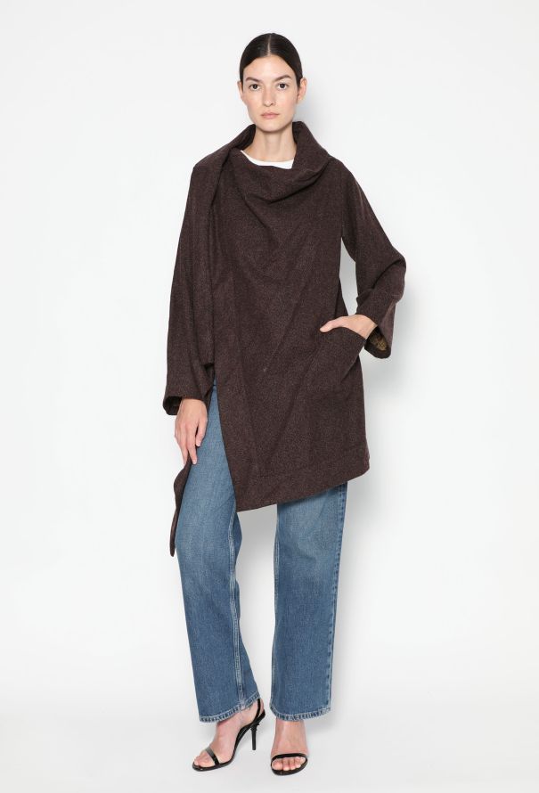 Vivienne Westwood 1993 Anglomania Draped Shawl Coat - 5