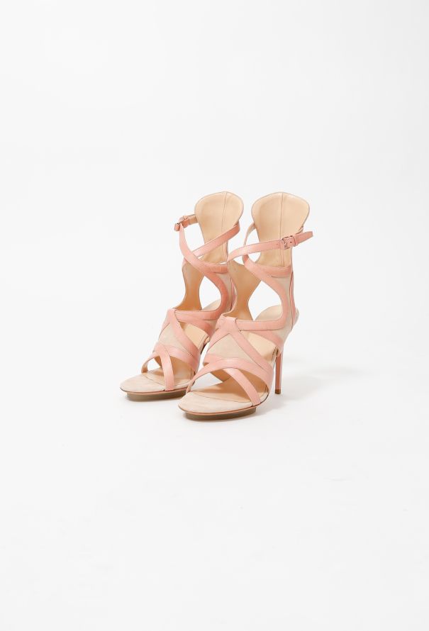 Balenciaga Resort 2009 Leather Trim Suede Sandals - 6