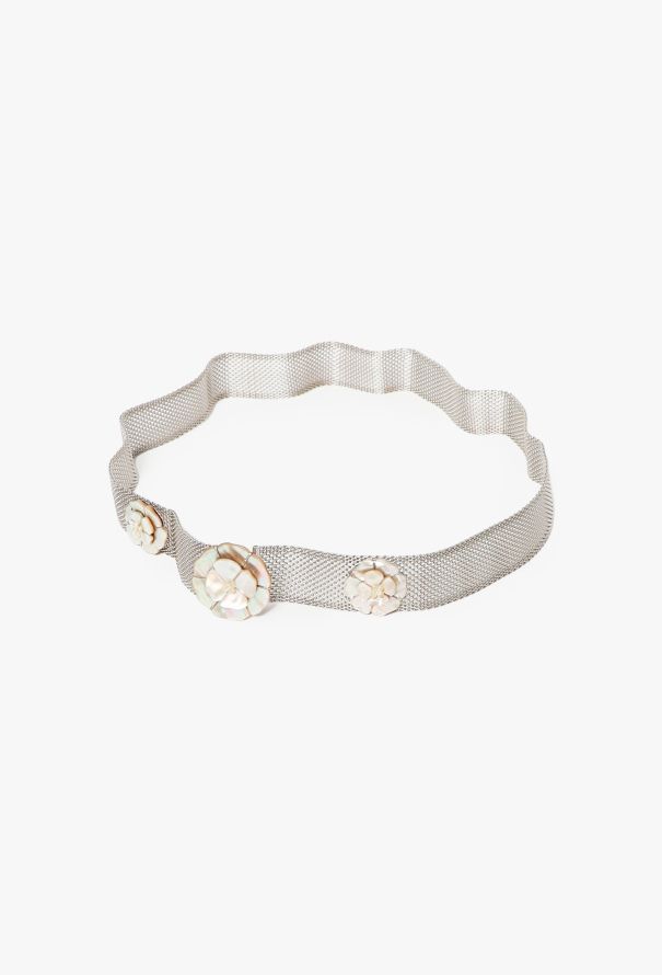 Chanel 1998 Camélia Mesh Belt - 2