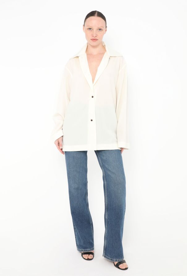 The Row 2023 Rigel Crêpe Shirt - 3