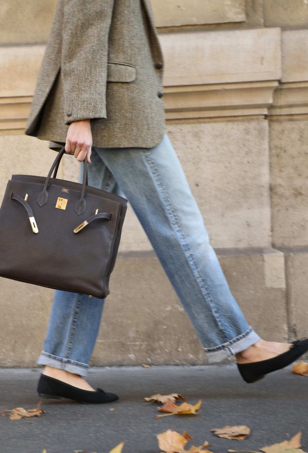 Hermès Ebène Mysore HAC Birkin 35 - 2