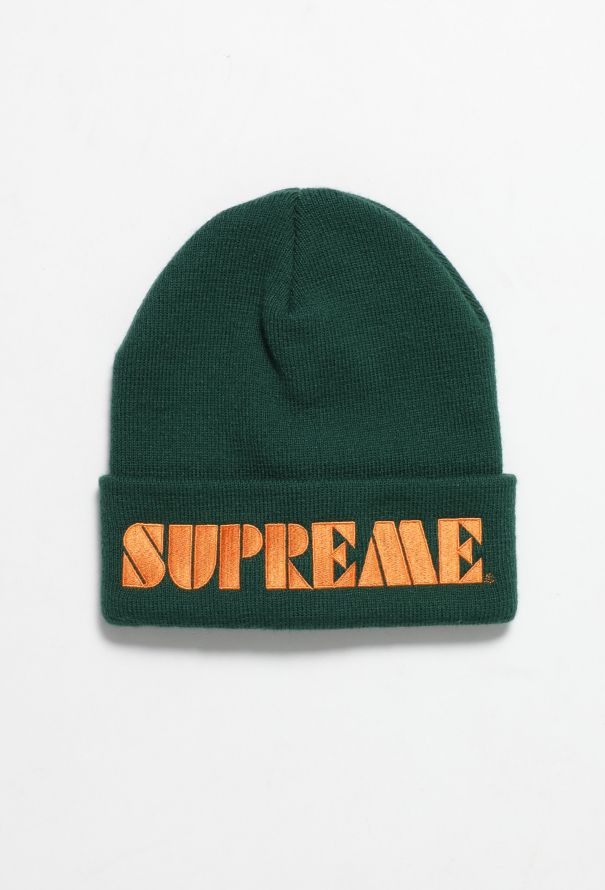Supreme 2024 Stencil Beanie Green - 1