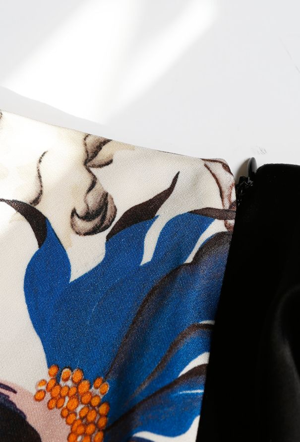Balenciaga F/W 2011 Graphic Silk Skirt - 6