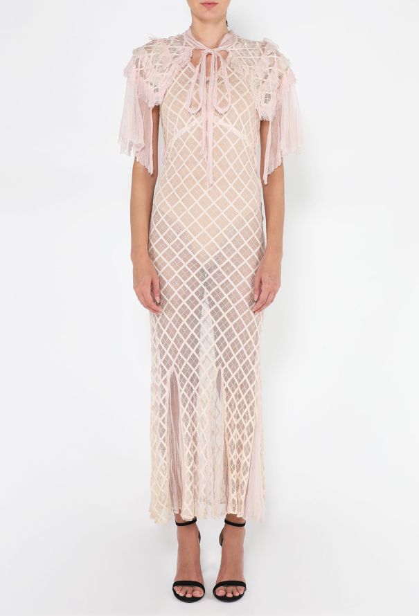 Lattice Slip Dress Ensemble, 1930s - 3