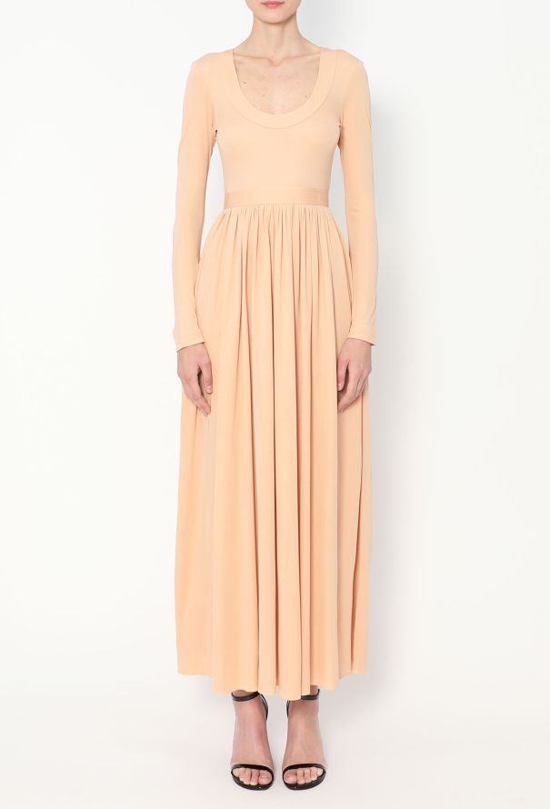 Céline Open-Back Crêpe Dress, S/S 2016 - 4
