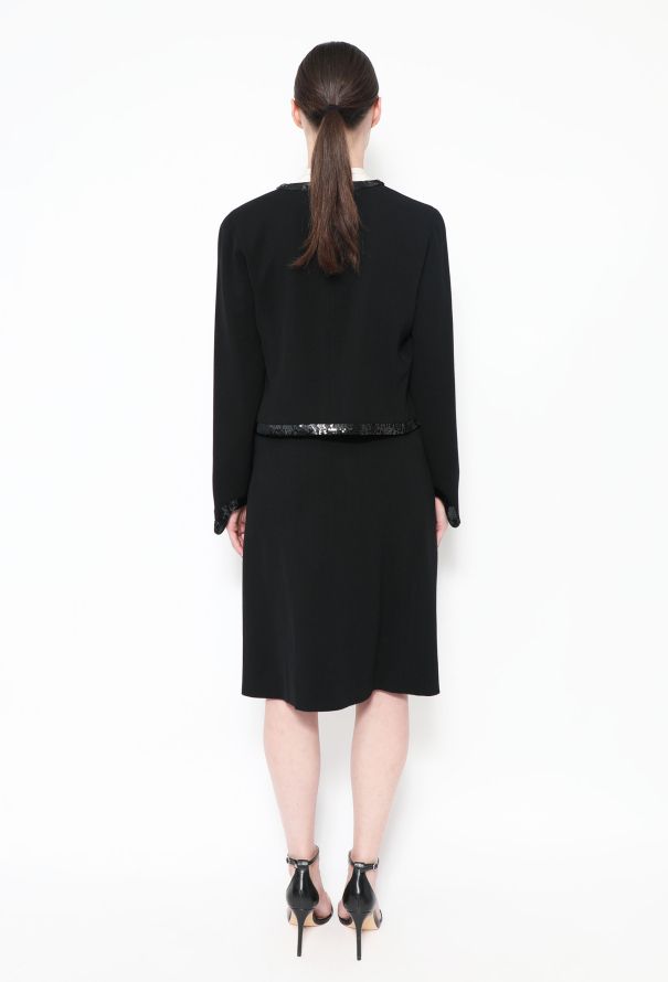 Chanel Sequin Trim Skirt Ensemble - 8