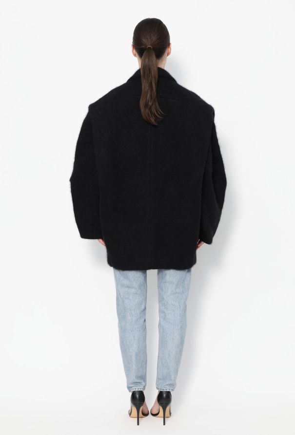 Balmain 2013 Oversized Angora Coat - 6