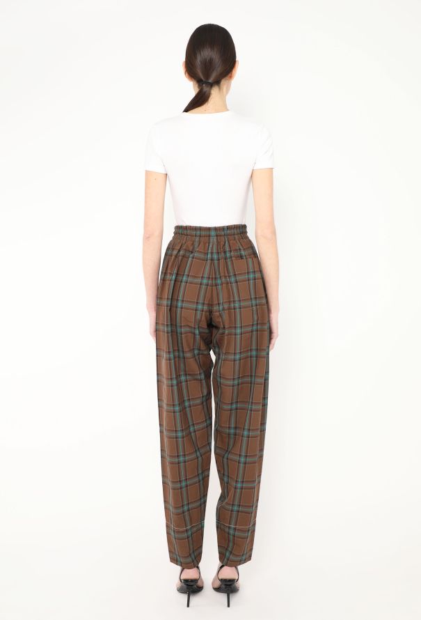 Céline 2017 Checkered Cotton Trousers - 4