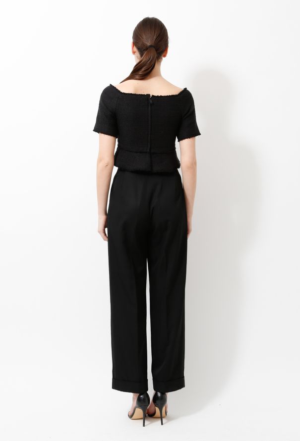 Proenza Schouler Tweed Crop Top - 5