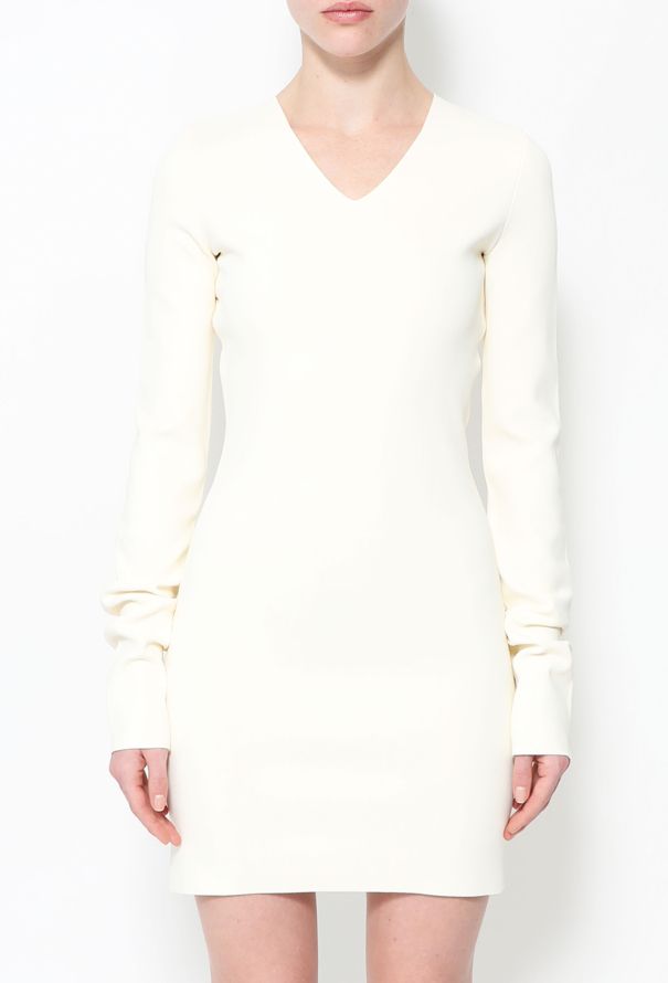 Céline V-Neck Jersey Dress - 1
