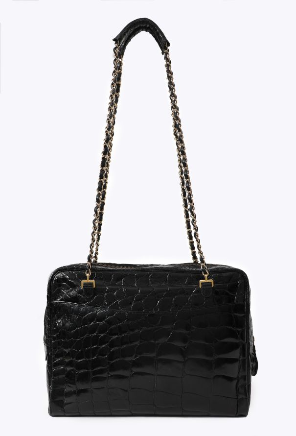Chanel Alligator Maxi Camera Bag, 1990s - 1