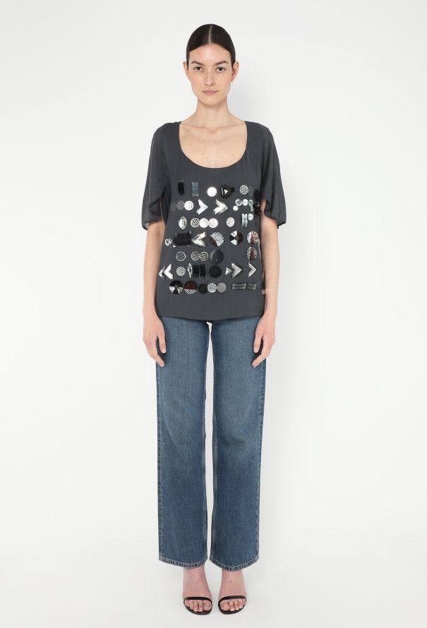 Chloé F/W 2007 Metallic Appliqué Tunic - 4