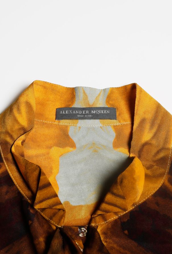 Alexander McQueen 2011 Graphic Crêpe Tunic - 4