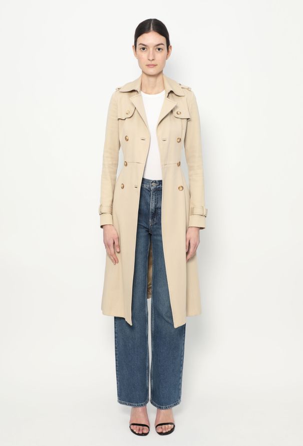 Gabriela Hearst S/S 2019 Belted Trench Coat - 3