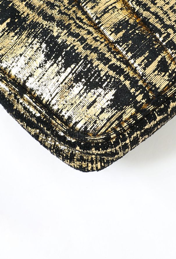 Fendi Metallic Tiger Print Clutch - 9
