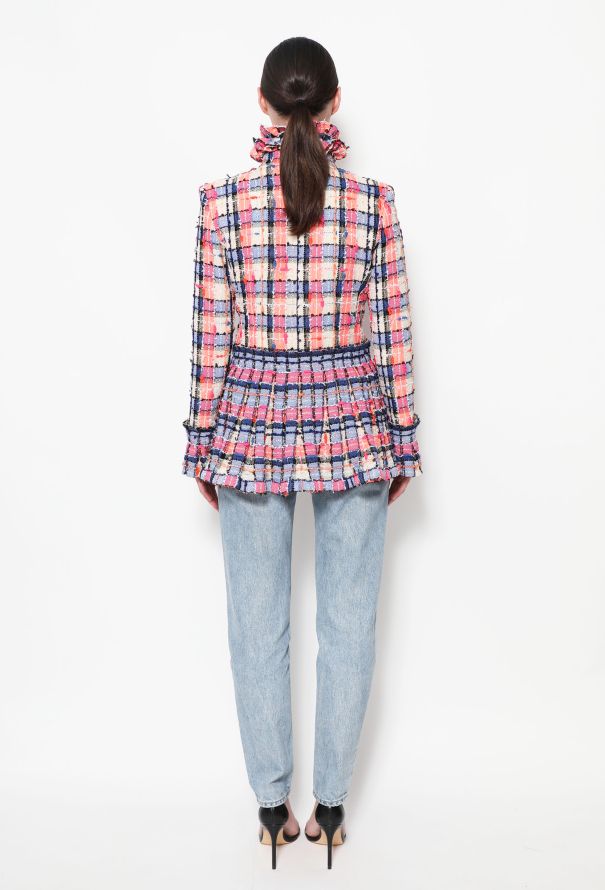 Chanel S/S 2020 Tweed Frock Jacket - 5