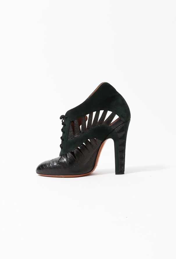 Alaïa Leather Cut-out Boots - 2