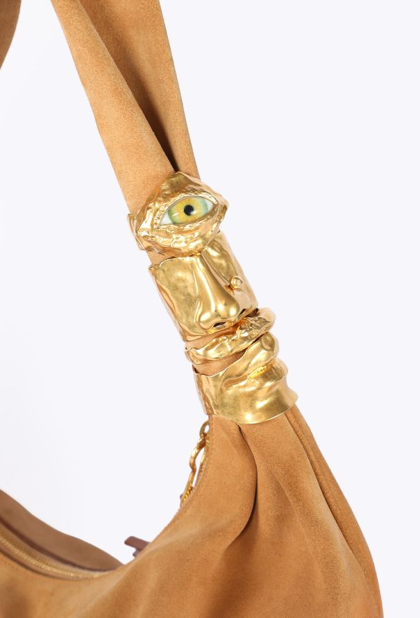 Schiaparelli Large Suede Soufflé Bag, S/S 2025 - 11