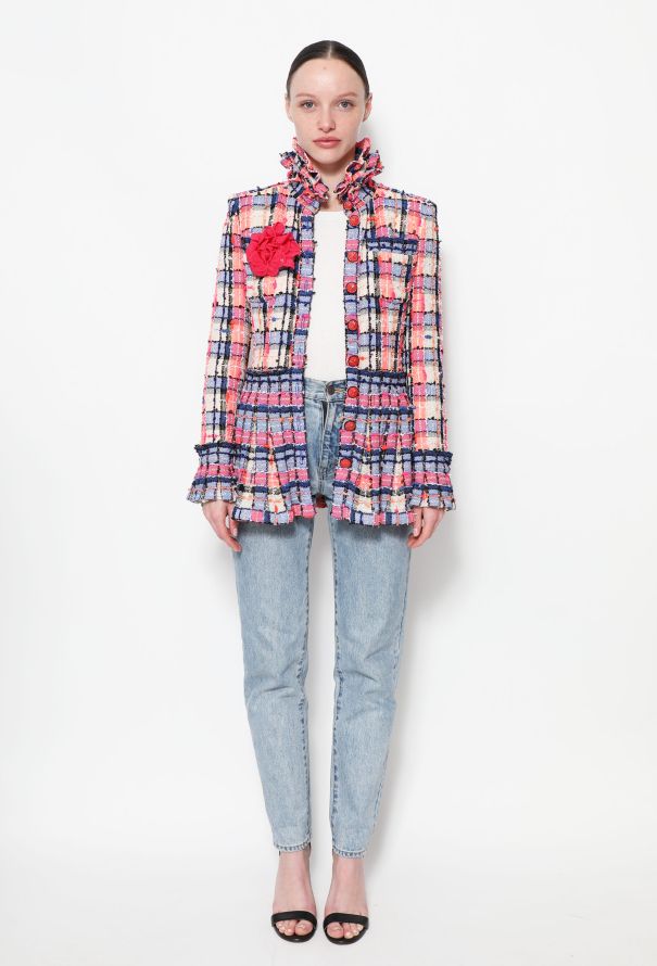 Chanel S/S 2020 Tweed Frock Jacket - 4