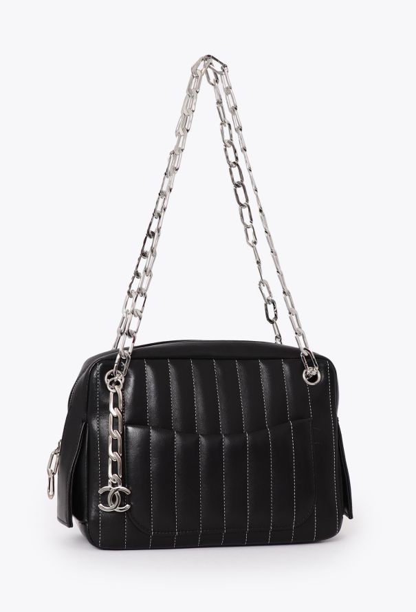 Chanel Black Mini Mademoiselle Camera - 2
