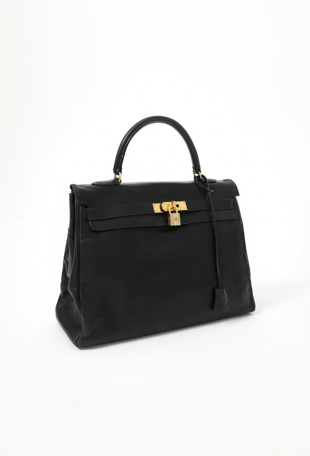 Hermès Black Gulliver Kelly Retourné 35 - 4
