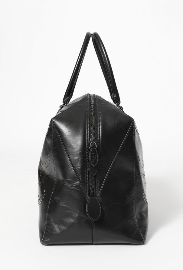 Alaïa Laser Cut Studded Bowling Bag - 4