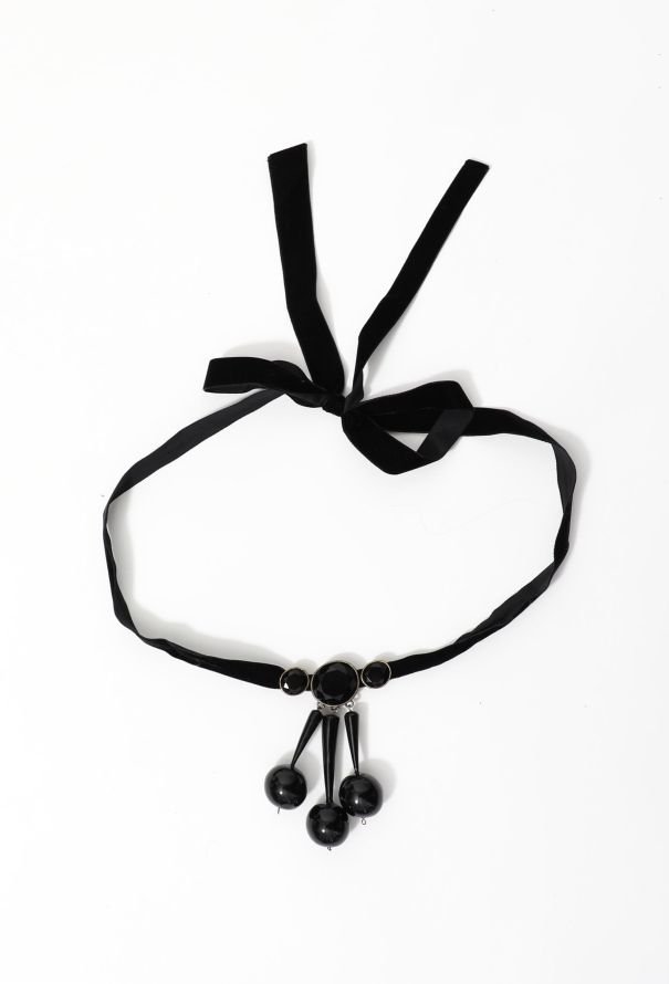Marni Marni Velvet Ball Pendant Necklace - 1