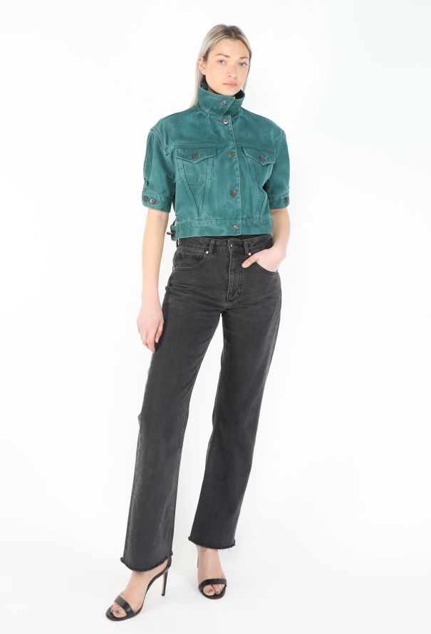 Jean Paul Gaultier 1990 Denim Cropped Jacket - 7