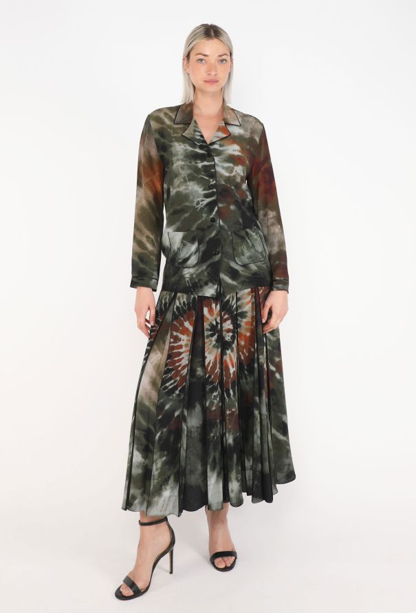 Valentino Tie-Dye Printed Skirt Ensemble, S/S 2016 - 1