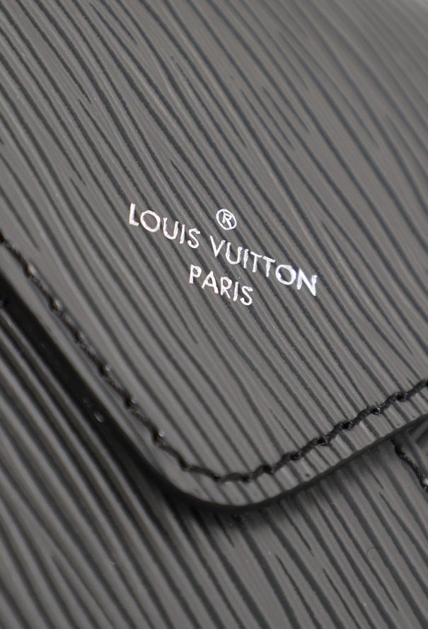 Louis Vuitton Matte Black Epi Envelope Pouch - 11