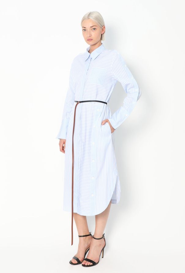 Altuzarra S/S 2020 Belted Pinstripe Dress - 1