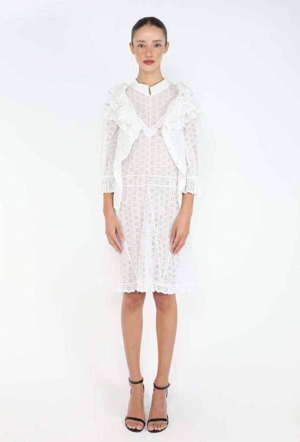 Chanel S/S 2001 Broderie Anglaise Dress - 4