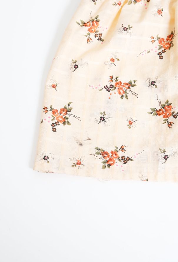 60's Floral Prairie Dress - 6