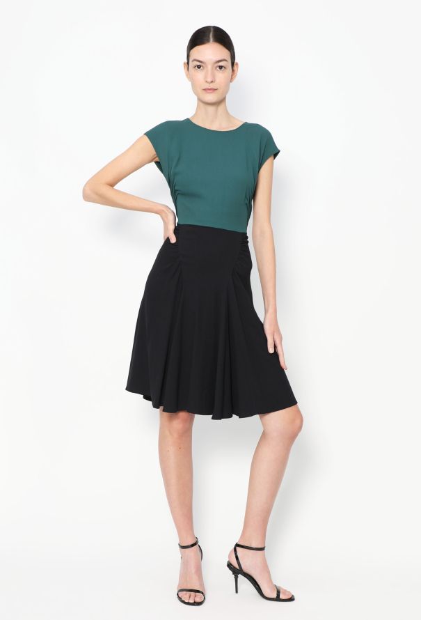 Prada 2013 Bicolor Crêpe Dress - 3