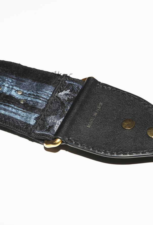 Dior Navy Printed Bag Strap - 9