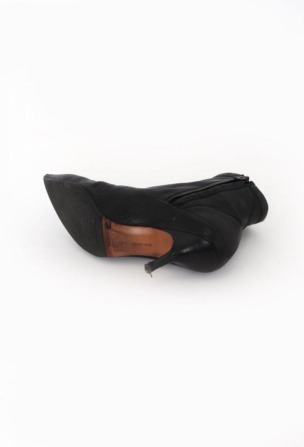 Céline Kitten Heel Ankle Boots Black - 5