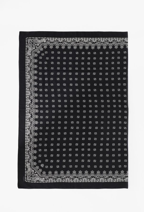 Saint Laurent Cashmere & Silk Paisley Scarf, 2015 - 1