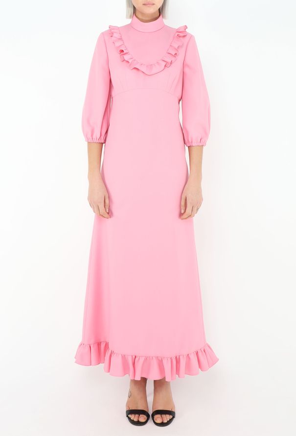Miu Miu Pre-Fall 2020 Ruffled Smock dress - 3