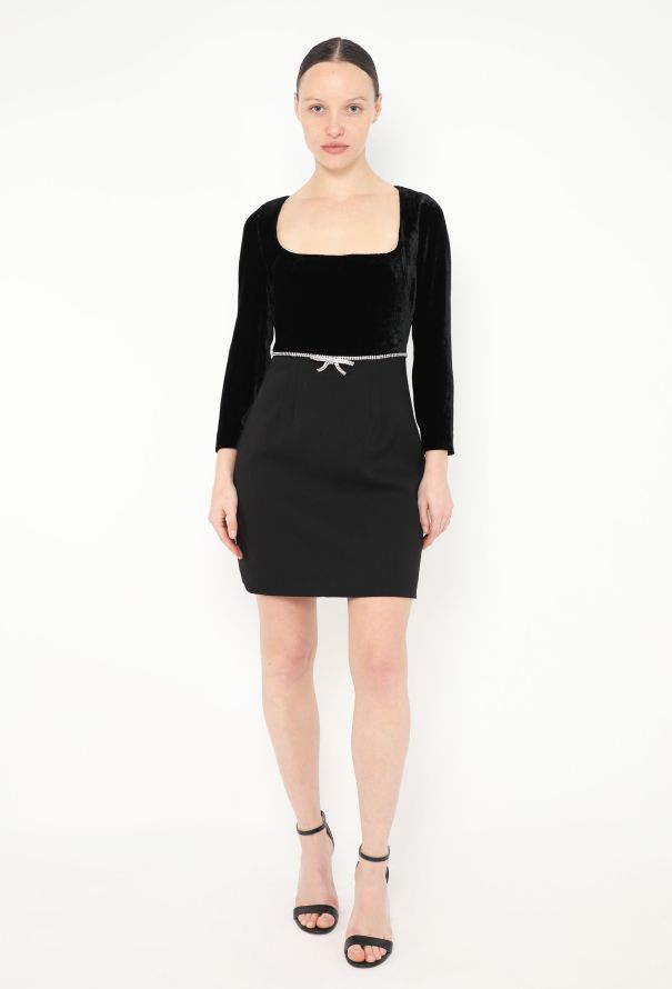 Miu Miu 2019 Embellished Velvet Dress - 3