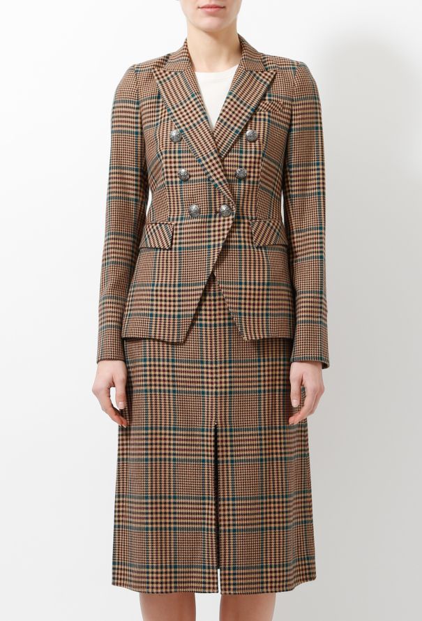 Modern Designers Veronica Beard Pre-Fall 2018 Plaid Ensemble - 6