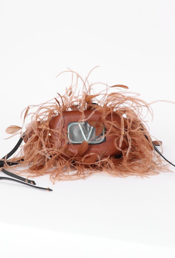 Valentino S/S 2019 Rockstud & Feather Small Bucket Bag - 9