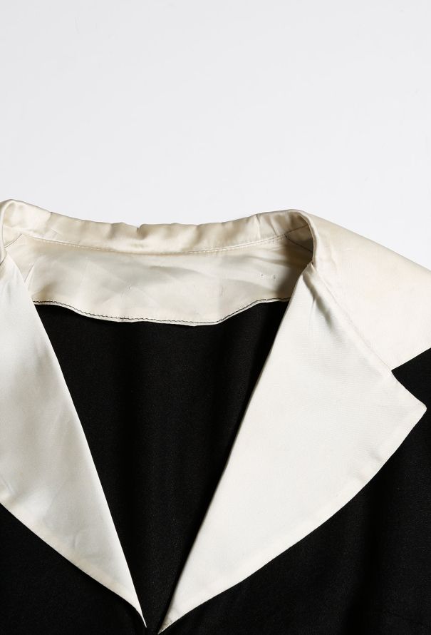 '70s Bicolor Flared Crêpe Jumpsuit - 4