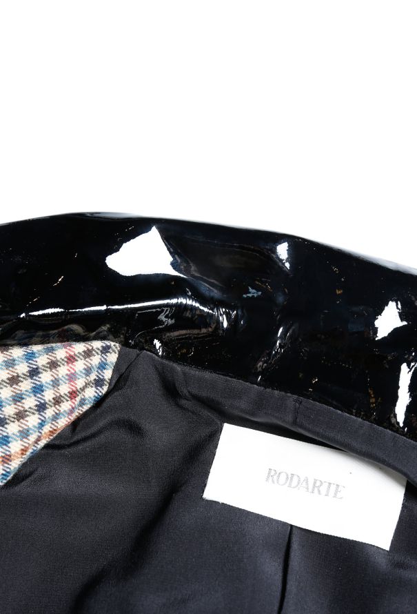 Rodarte F/W 2015 Patent Trim Blazer - 7