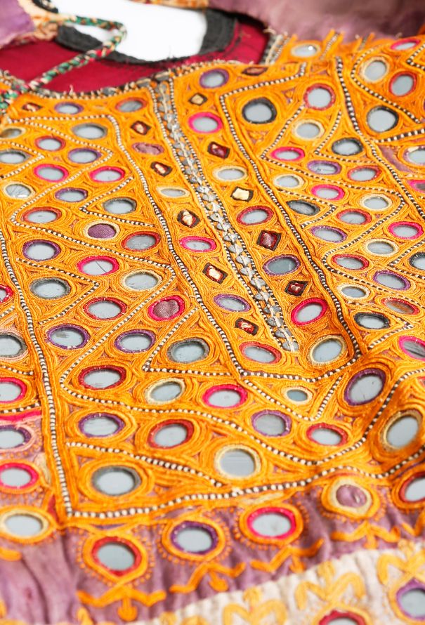World Treasures Vintage Hand Embellished Indian Dress - 5