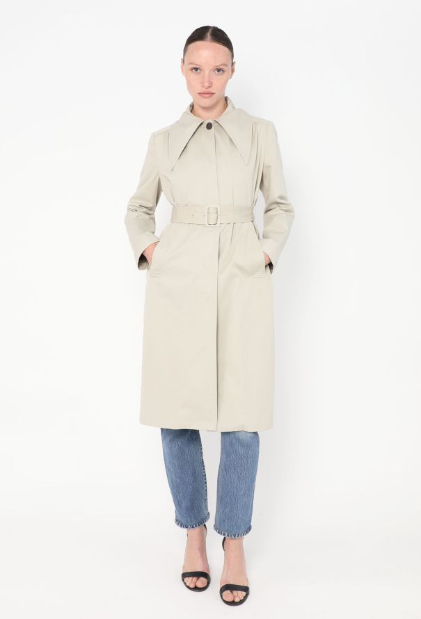 Balenciaga S/S 2017 Belted Trench Coat - 4
