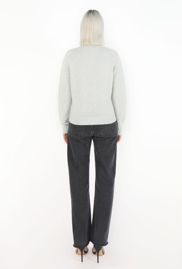 Céline Wool Knit Crewneck Sweater - 4